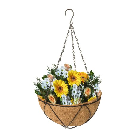 Floreira Fibra Coco com Suporte 30cm - Image product