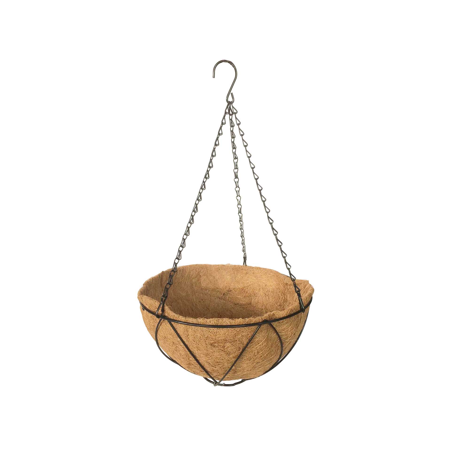 Floreira Fibra Coco com Suporte 30cm