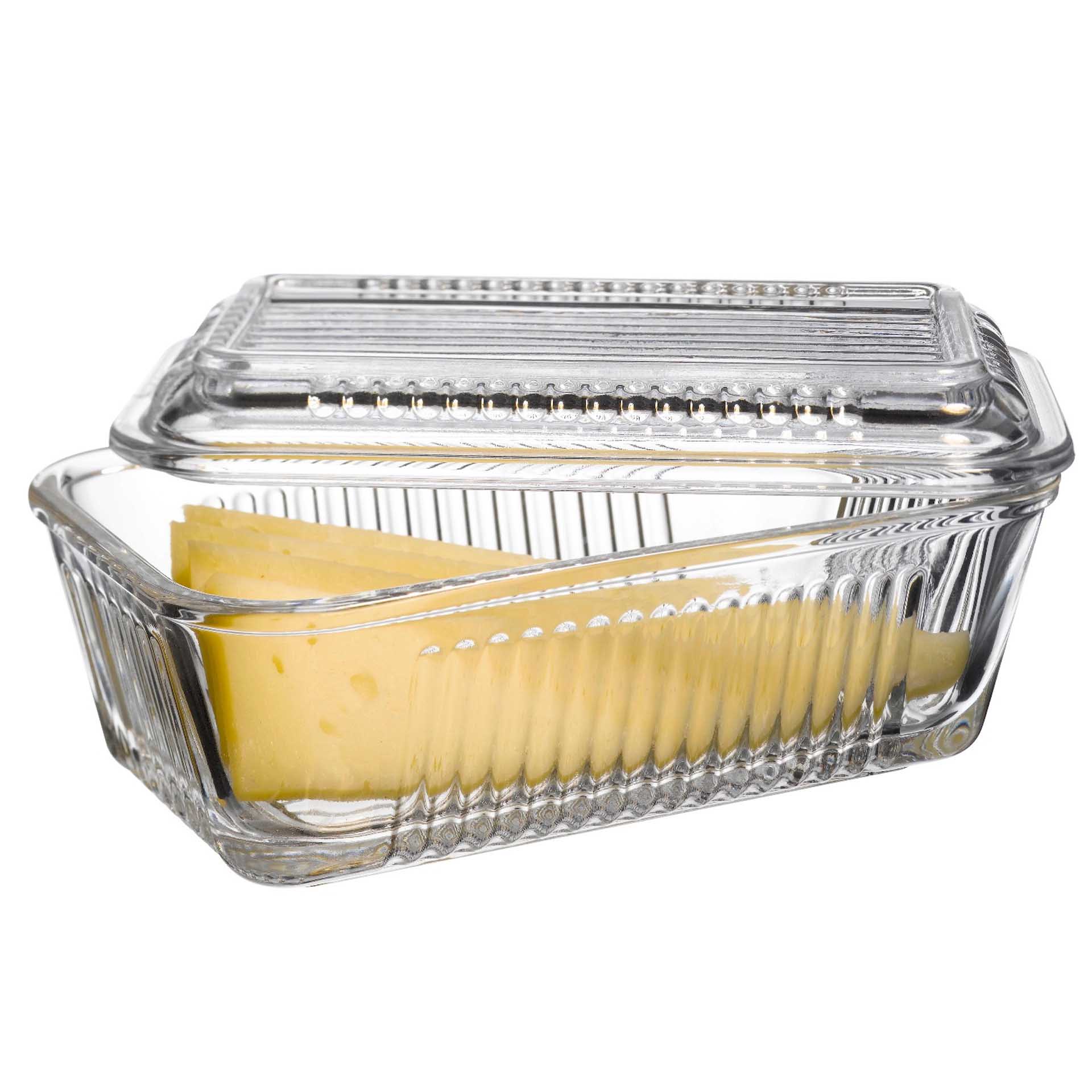 Manteigueira Vidro Tereyaglik 16.8X10cm