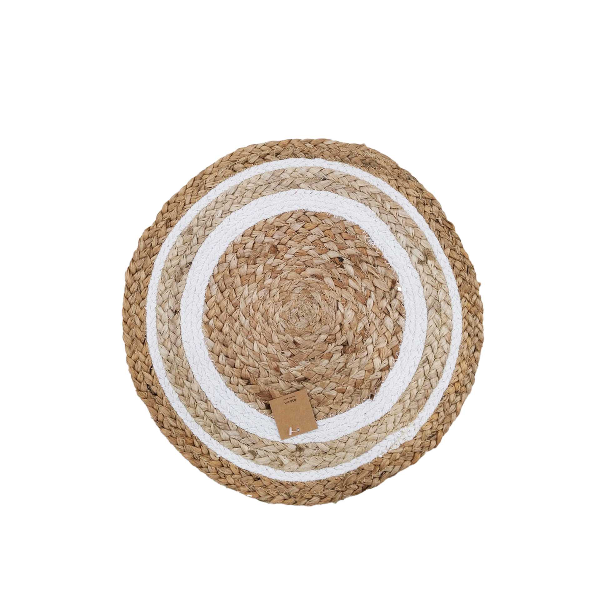 Individual Juta / Algodão Redondo 38cm