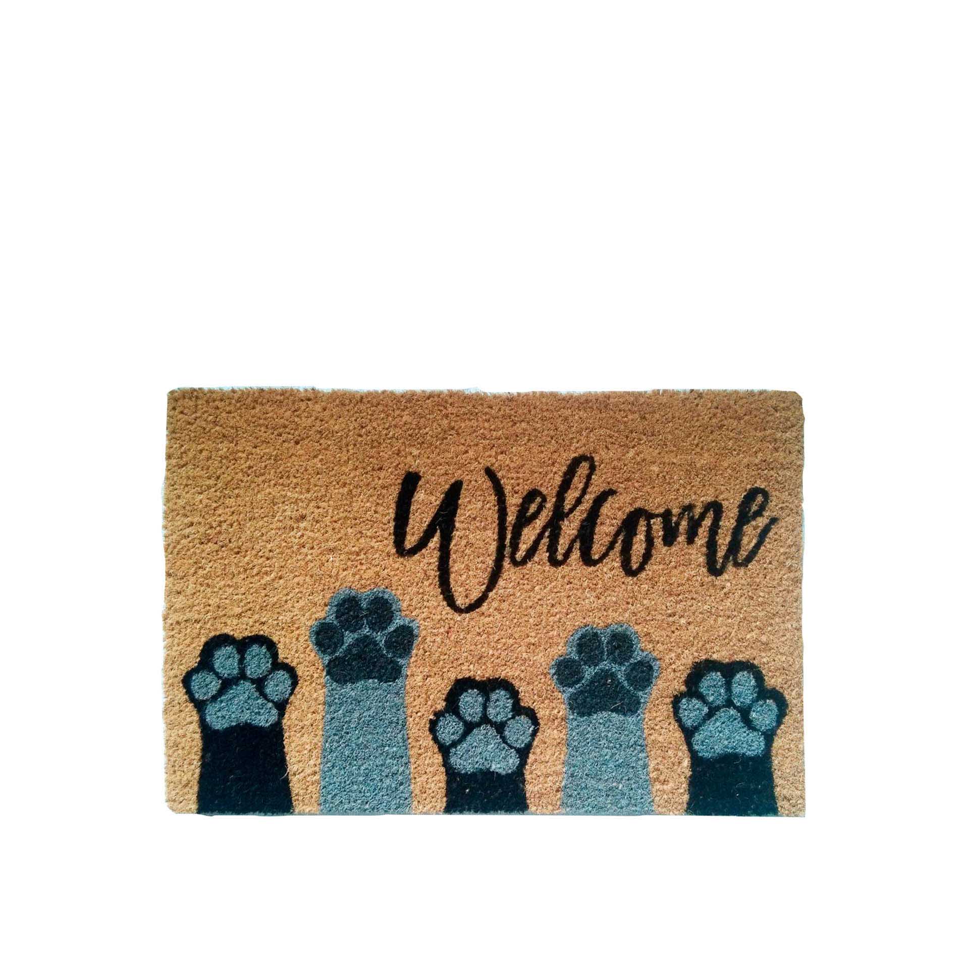 Tapete Porta Fibra Coco / Borracha 39X59cm