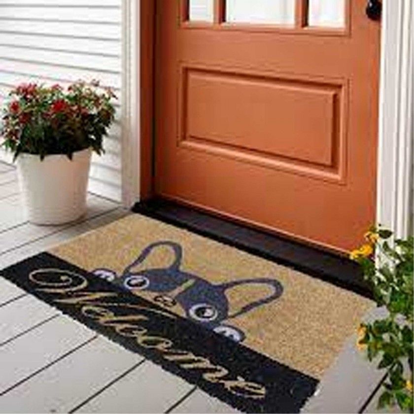 Tapete Porta Fibra Coco / Borracha 40X60cm Tapete Porta Fibra Coco / Borracha 40X60cm