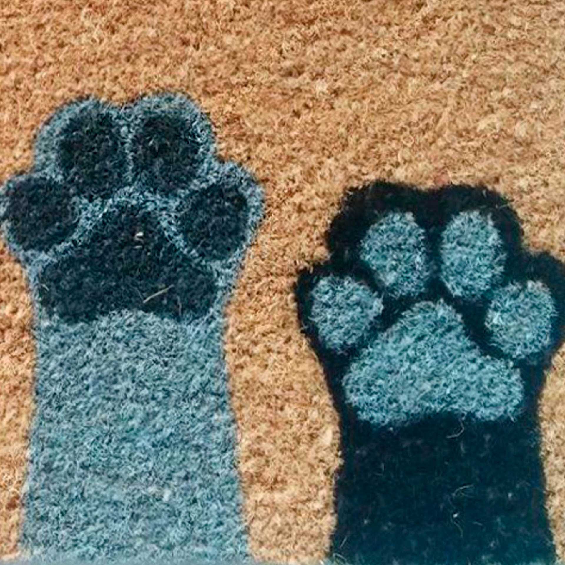 Tapete Porta Fibra Coco / Borracha 39X59cm