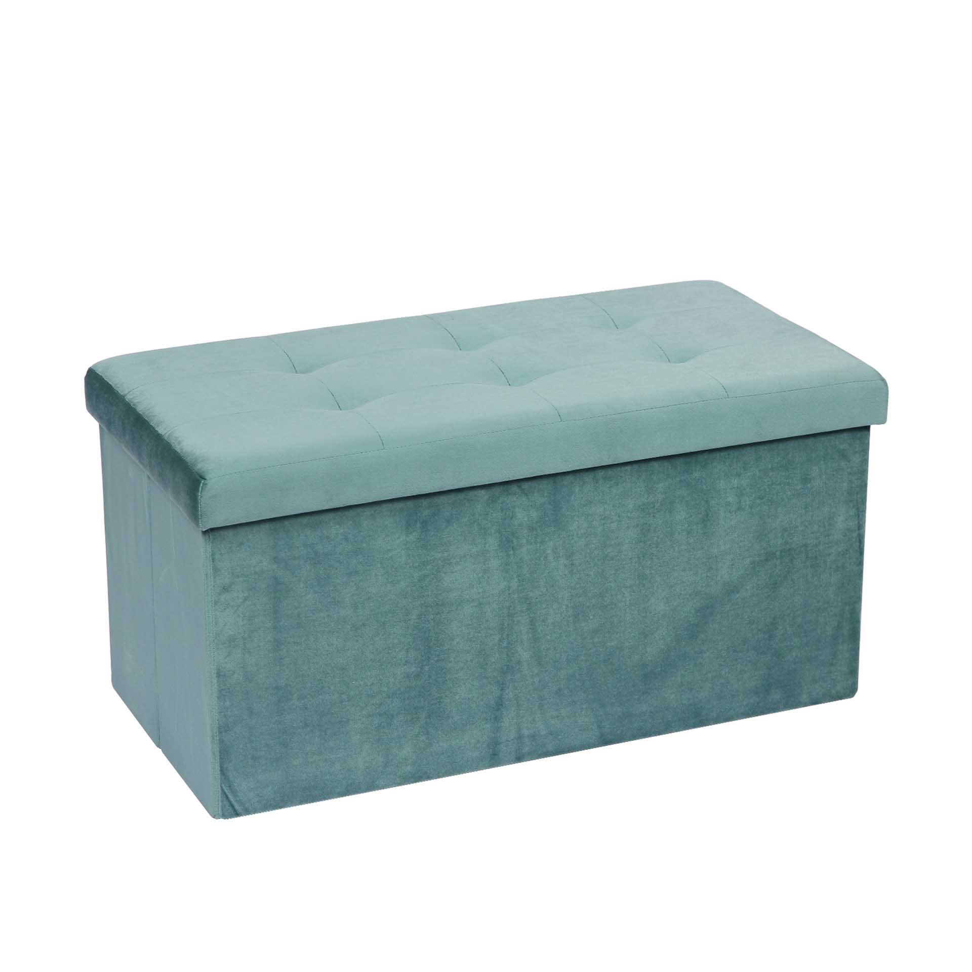 Banqueta Veludo Retangular 76X38X38CM