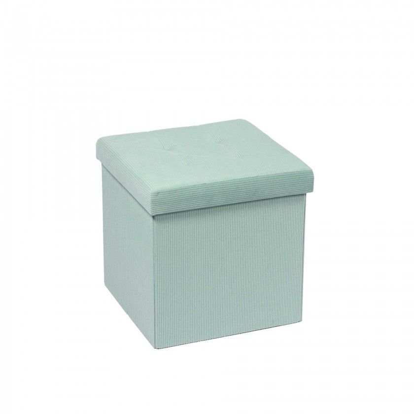 Banqueta Veludo Quadrado 38X38X38CM