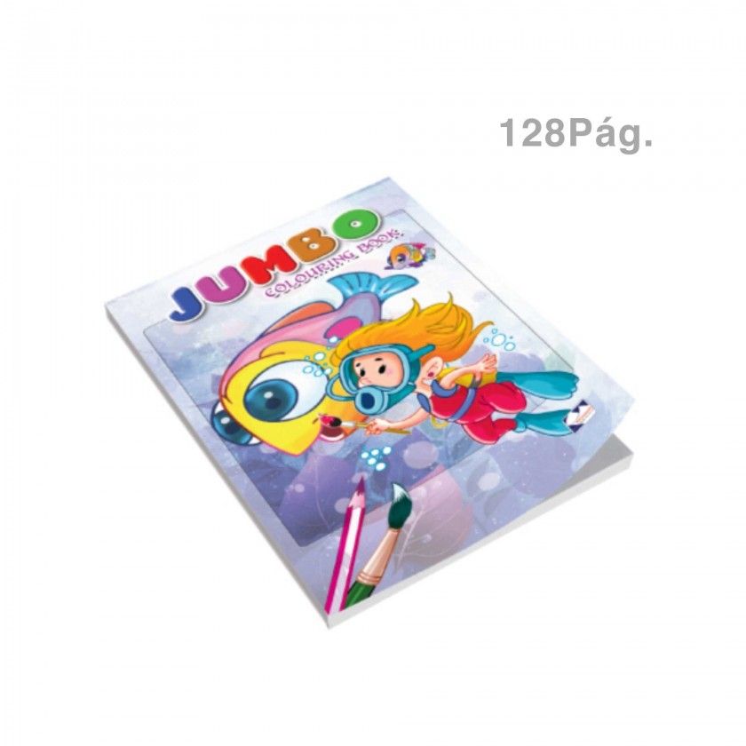 Livro Pintar Jumbo 128 Pginas