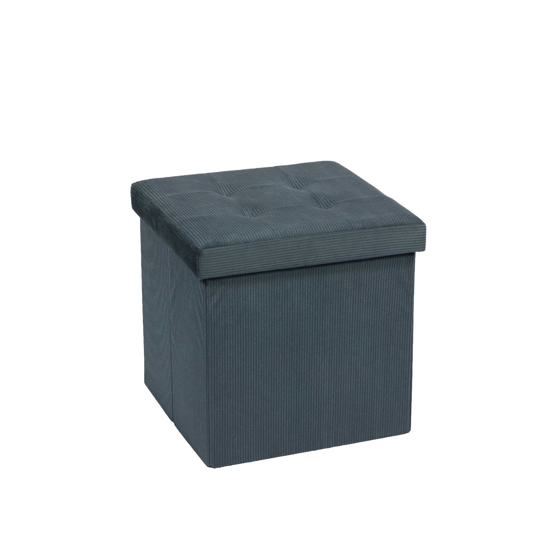 Banqueta Veludo Quadrado 38X38X38CM