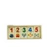 Brinquedo Madeira Números 20.3X8.2X1.3CM Brinquedo Madeira Números 20.3X8.2X1.3CM