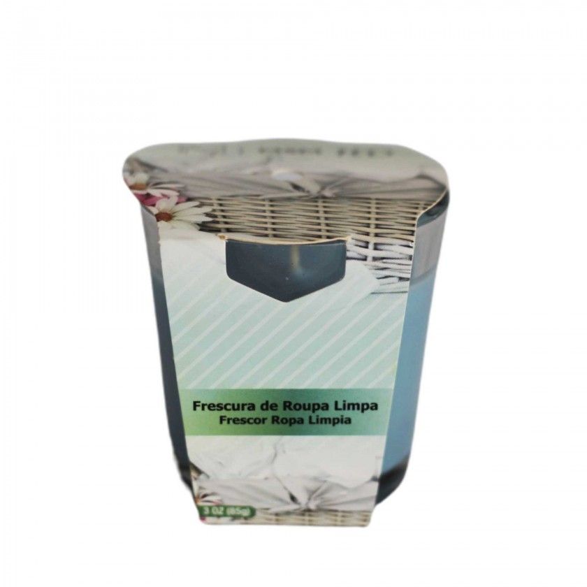 Vela Perfumada Copo Vidro 85gr 7X7cm