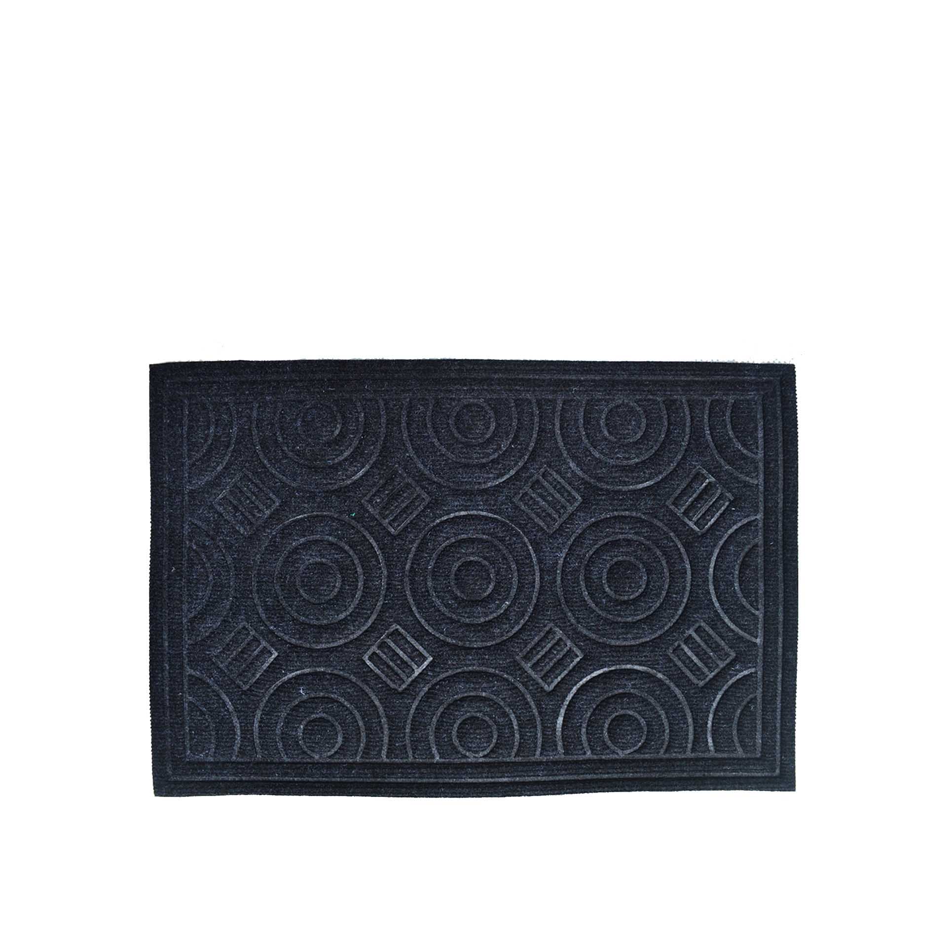 Tapete Porta Leno / 40% Borracha Cinza 40X60cm