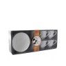 Chávena Café com Pires Branco 80ml 11cm Pack 6 Chávena Café com Pires Branco 80ml 11cm Pack 6