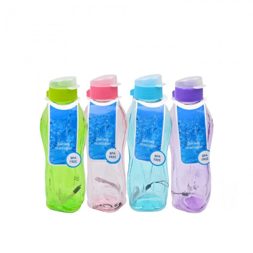 Garrafa Desporto Plástico 600ml Garrafa Desporto Plástico 600ml