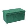 Banqueta Veludo Retangular 76X38X38CM Banqueta Veludo Retangular 76X38X38CM