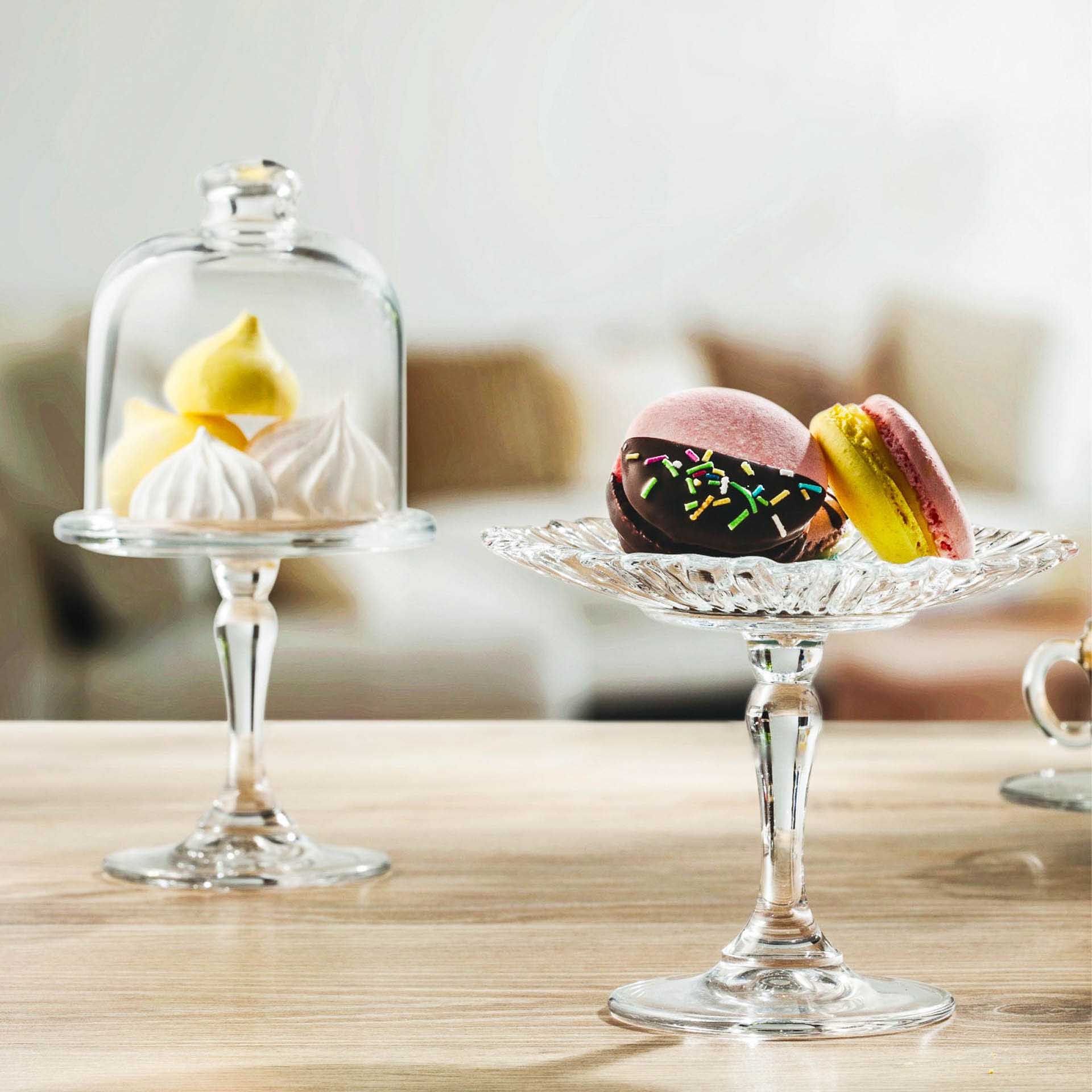 Prato Mini Patisserie com Pé Redondo 12.6X10cm