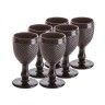 Copo Picotado com Pe Preto 200ml 7.5X15cm Pack 6 Copo Picotado com Pe Preto 200ml 7.5X15cm Pack 6