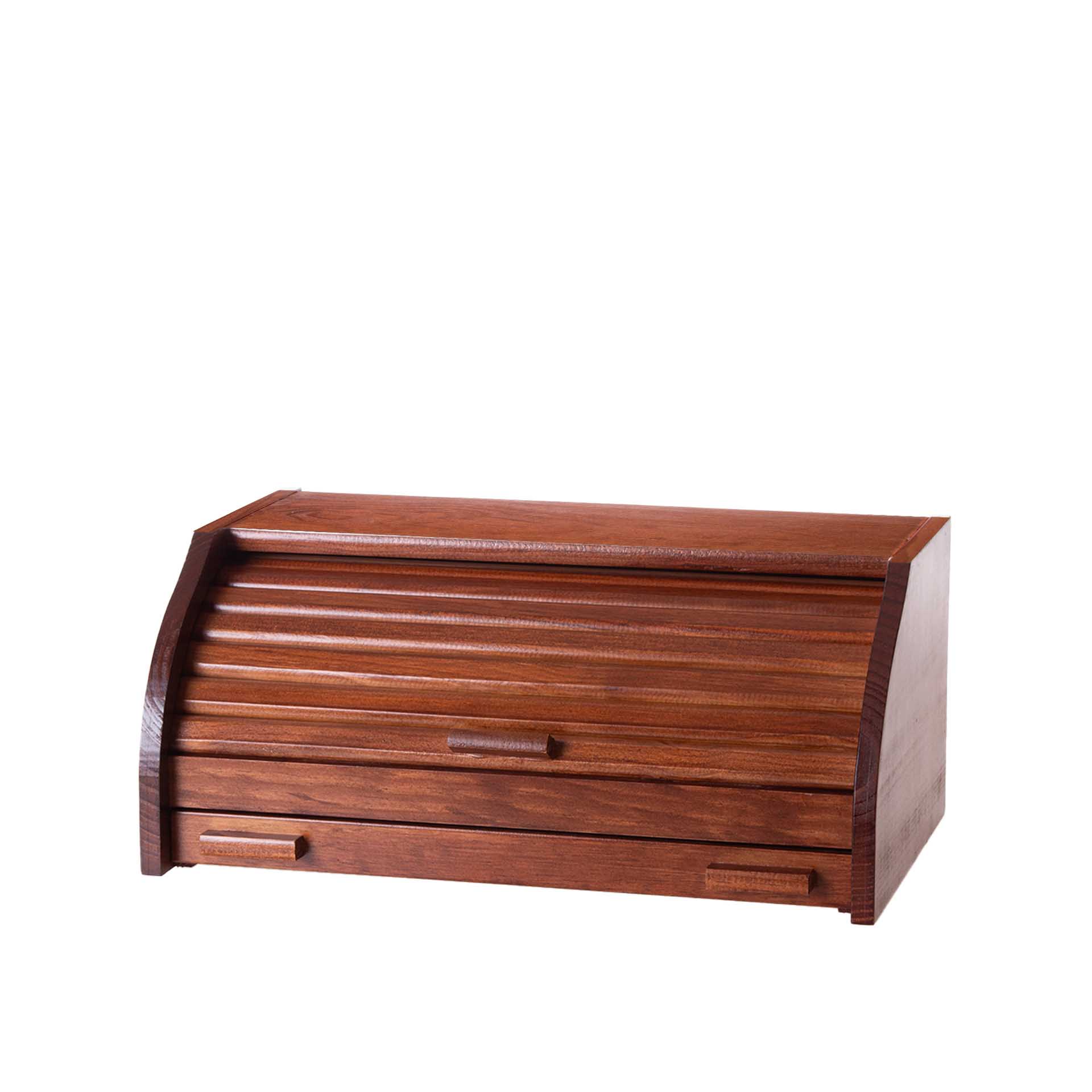 Caixa Pão Gaveta Madeira Escura 42X27X20cm