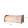 Caixa Pão Madeira Natural Classic 41X26X16.5cm Caixa Pão Madeira Natural Classic 41X26X16.5cm