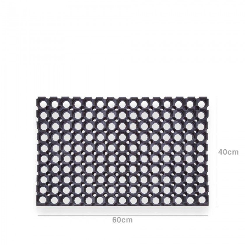 Tapete Borracha Retangular 60X40CM Tapete Borracha Retangular 60X40CM