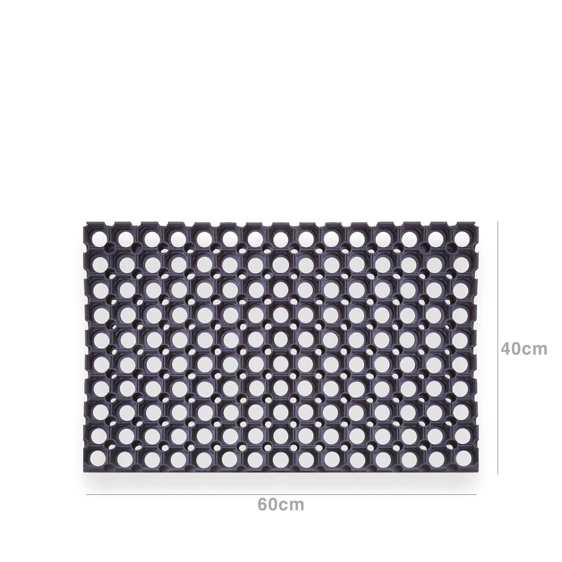 Tapete Borracha Retangular 60X40CM