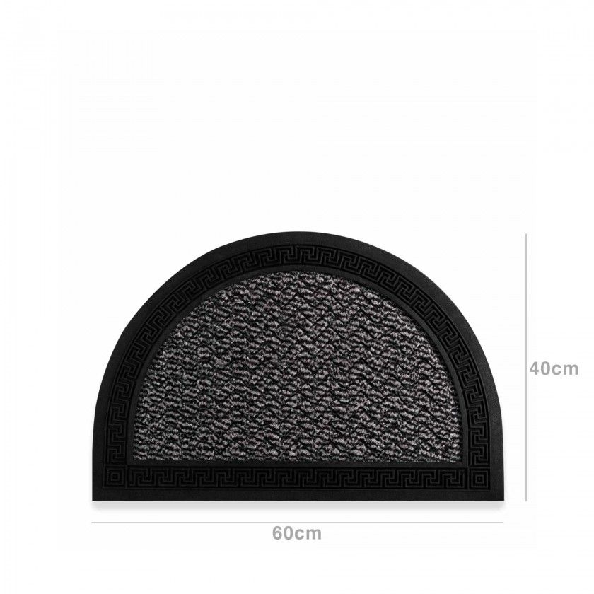 Tapete Borracha + Alcatifa Oval 40X60CM Tapete Borracha + Alcatifa Oval 40X60CM