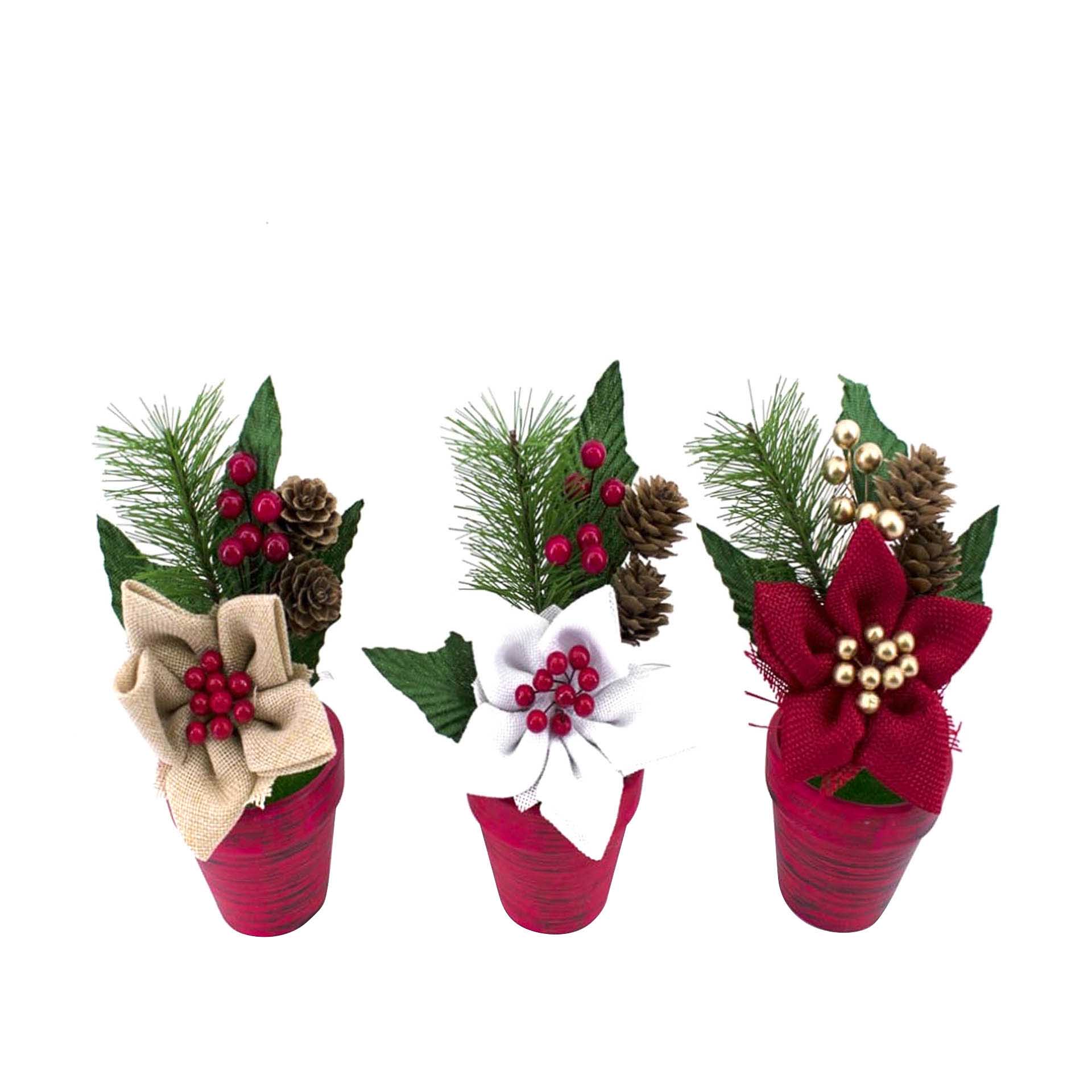 Vaso Poinsettia 19CM
