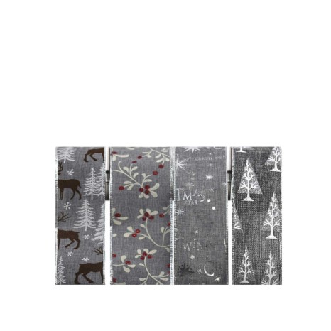 Fita Natal Cinza 2.4MX6.3CM - Image product