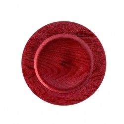Prato Marcador Vermelho 33CM Prato Marcador Vermelho 33CM