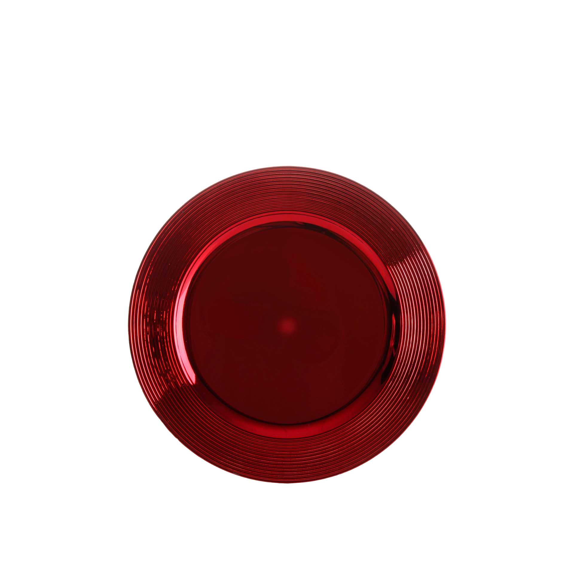 Prato Marcador Vermelho 33CM