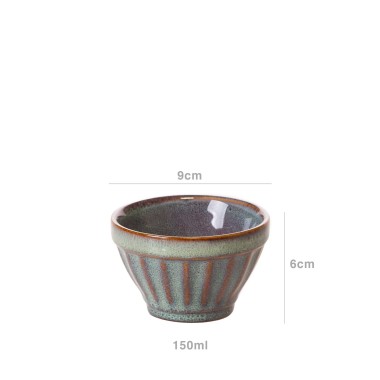 Ta�a Porcelana Serton Linhas Redondo 150ml 9X6cm