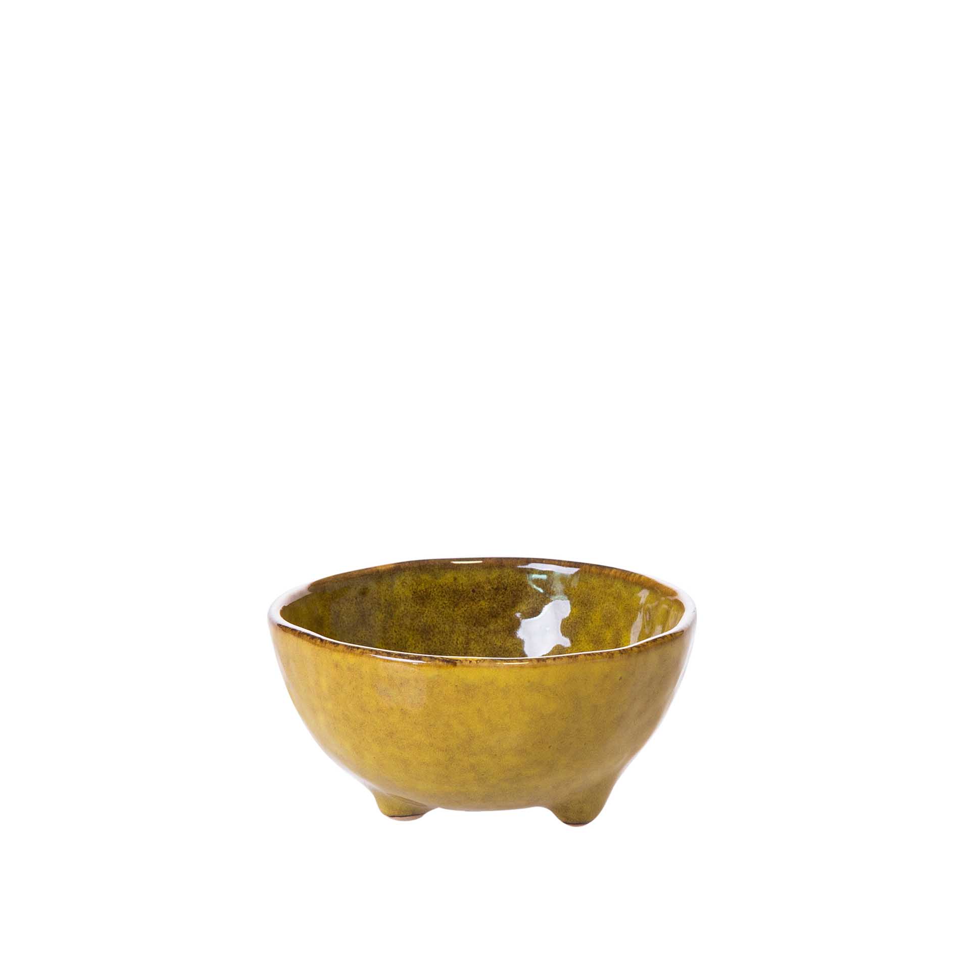 Taça Porcelana Serton Redondo Amarelo 750ml 8.5X4.5cm