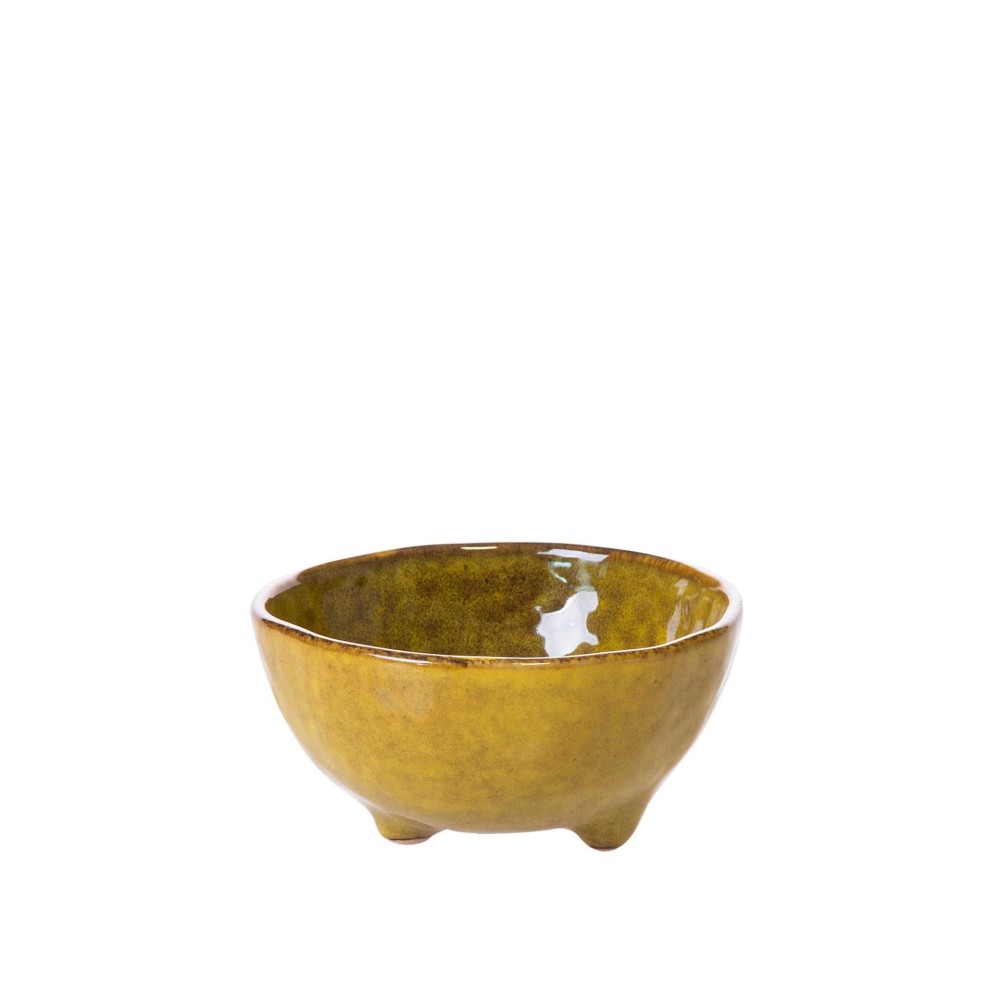 Ta�a Porcelana Serton Redondo Amarelo 200ml 11X5.5cm
