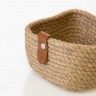Cesta Yute Quadrada 12X7cm Cesta Yute Quadrada 12X7cm