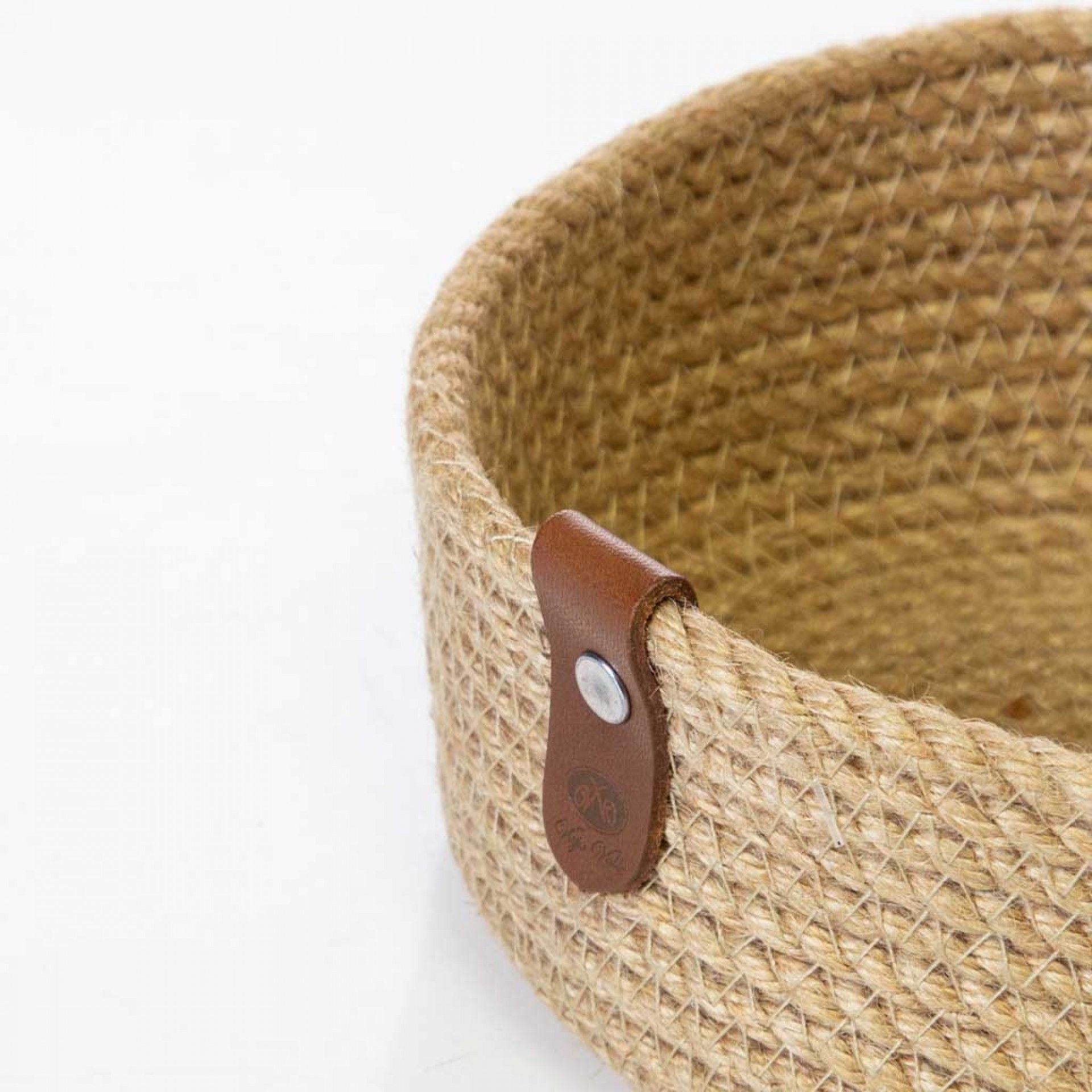 Cesta Yute Redonda 15X5cm