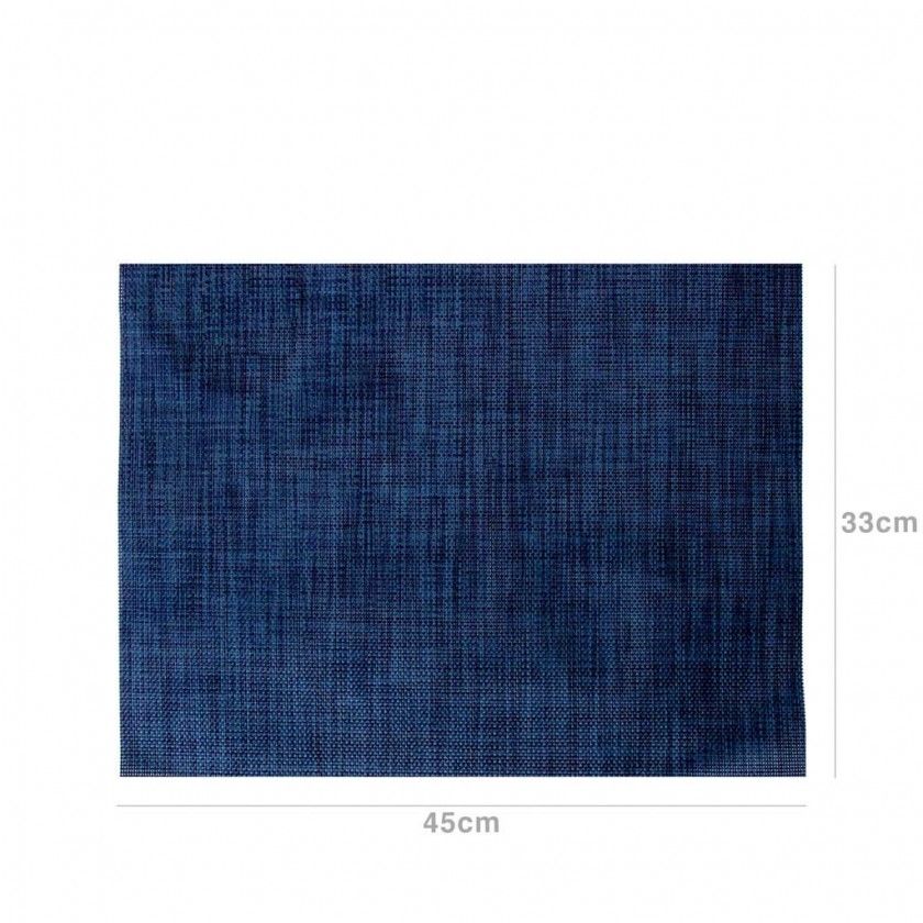Individual Pvc 45X33cm Azul Individual Pvc 45X33cm Azul