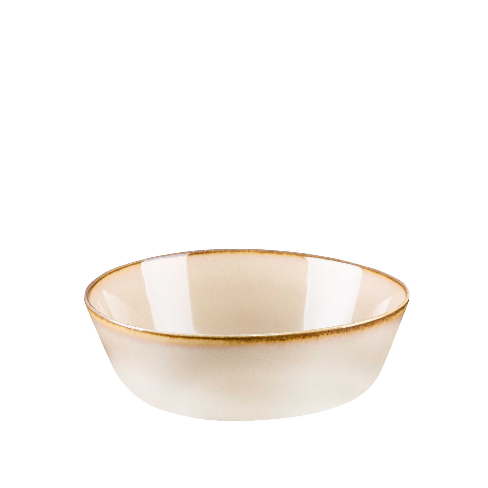Tigela Porcelana Duomo Marrone Castanho 45cl 15X5.5cm