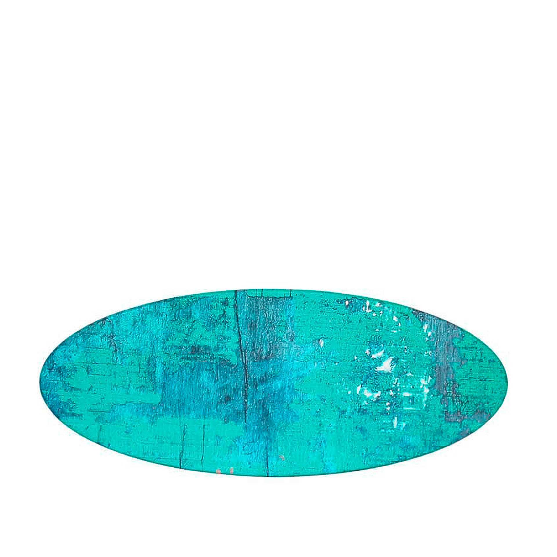 Bandeja Esparta Oval Azul 65X26X3cm