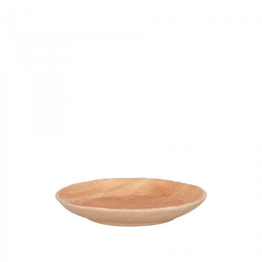 Bandeja Banana Oval Bege 23X16X4cm