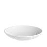 Prato Porcelana Fundo Arizona Branco 23X4.5cm