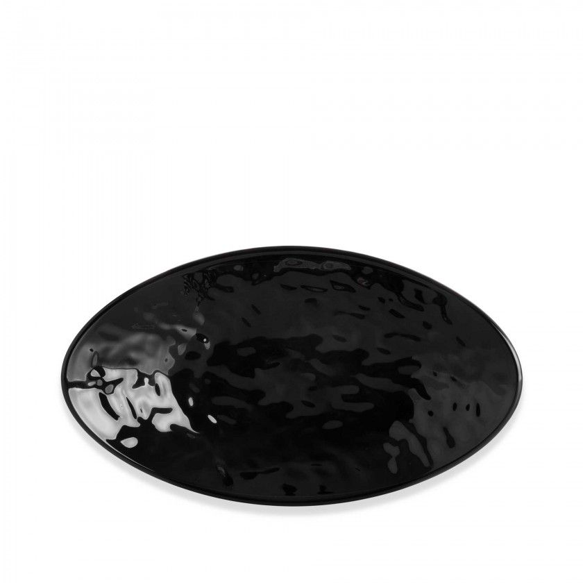 Bandeja Melamina Mamba Preto 30.5X17.5X5cm Bandeja Melamina Mamba Preto 30.5X17.5X5cm