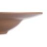 Prato Porcelana Lava Pasta Castanho 28X6cm