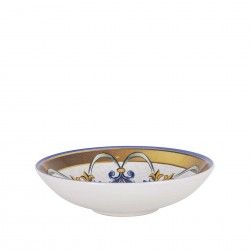 Prato Bizancio Porcelana Fundo Multicor 19.5X5.3cm