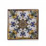 Prato Bizancio Porcelana Multicor 24X24X2cm Prato Bizancio Porcelana Multicor 24X24X2cm