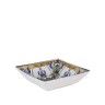 Prato Bizancio Porcelana Fundo Multicor 18X18X2cm Prato Bizancio Porcelana Fundo Multicor 18X18X2cm