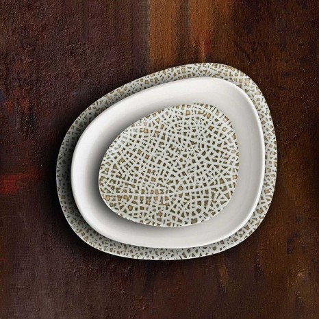Saladeira Porcelana Taipan Multicor 470ml 24X16.5cm - Image product