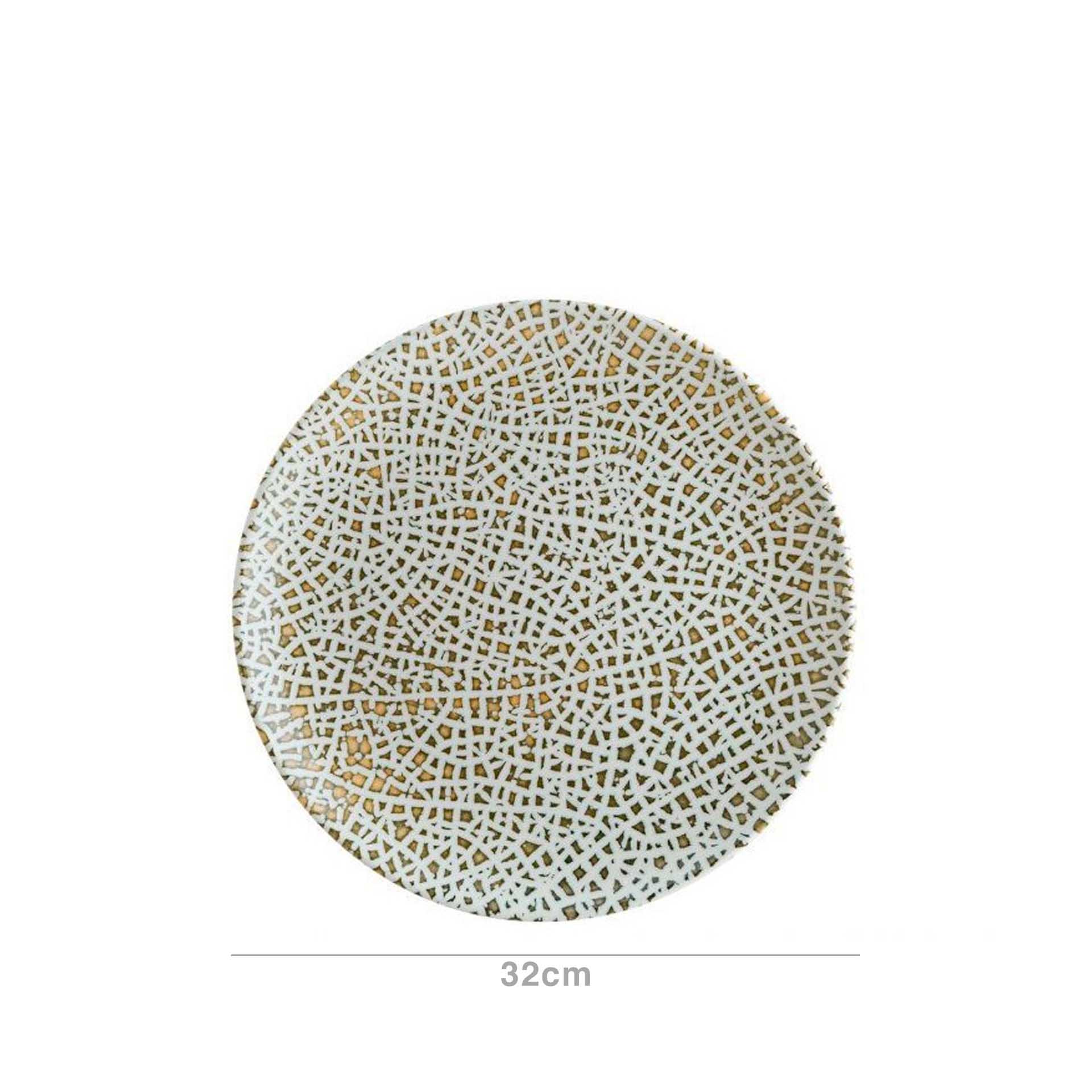 Prato Porcelana Taipan Pizza Gourmet Multicor 32X2cm