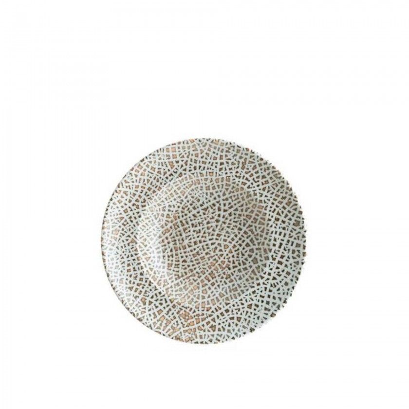 Prato Pasta Porcelana Taipan Gourmet Multicor 24X5cm