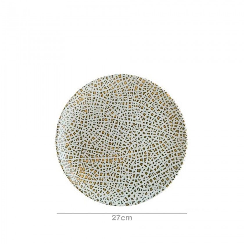 Prato Marcador Taipan Gourmet Multicor 27cm