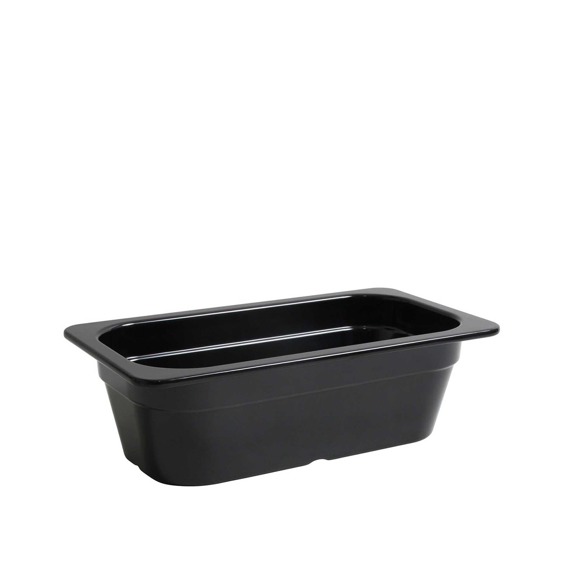Gn1/3 Container Melamina Preto 32.5X17.6X10cm