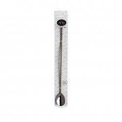 Colher Batedor Cocktail Bartender Preto 27cm