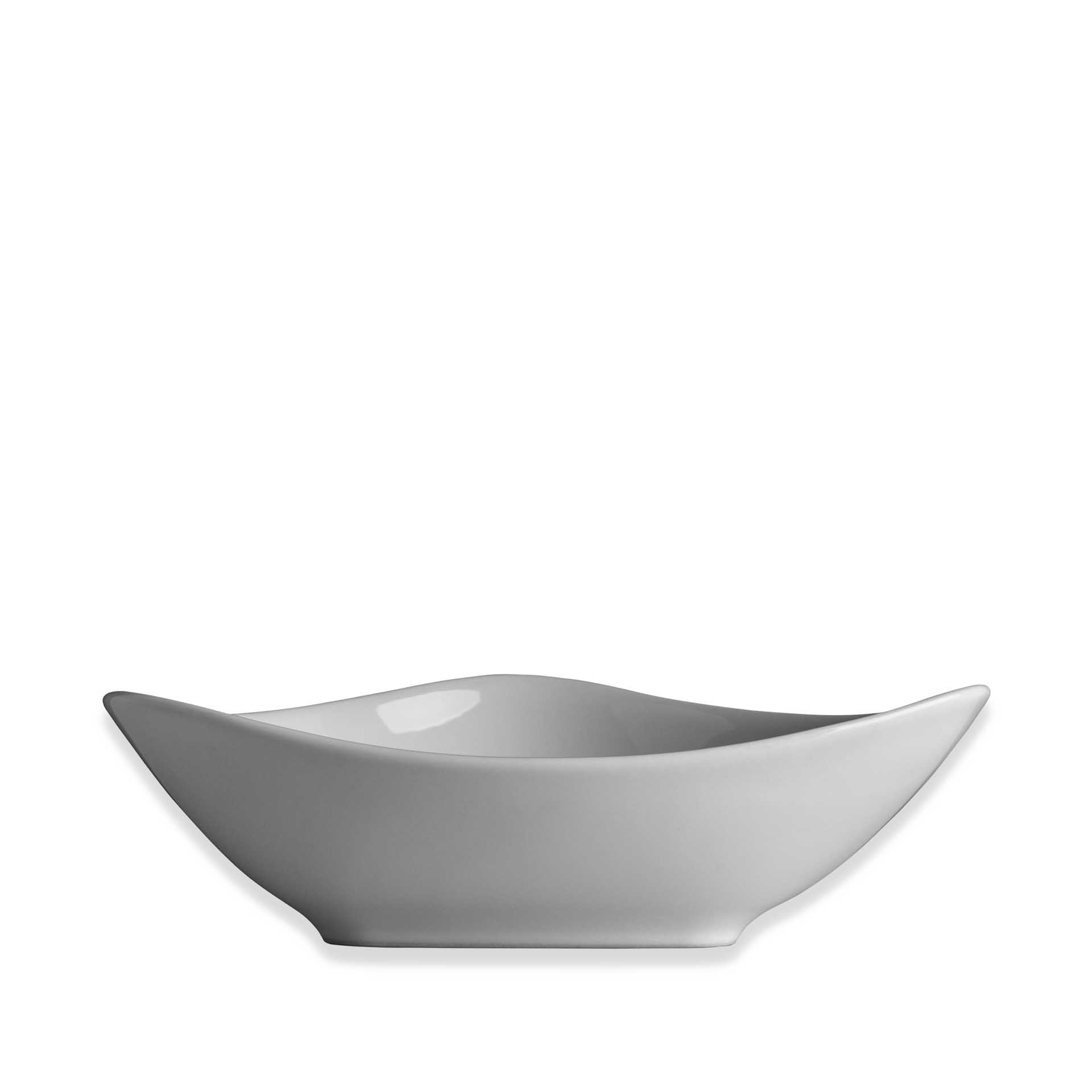 Prato Porcelana Vendome Fundo Bege 24X19X7cm